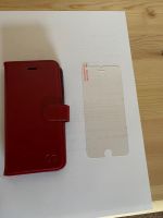 OC Leder Klapphülle rot für iPhone 8/7/SE gebr. Hessen - Battenberg Vorschau