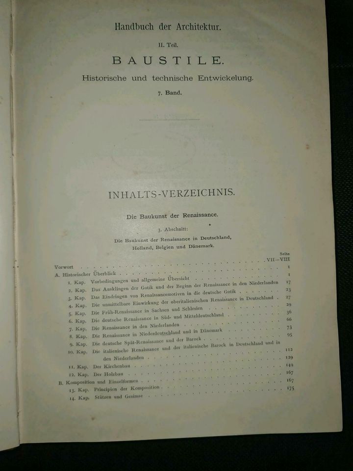 Handbuch der Architektur. Zweiter Teil. Baustile. G. Bezold 1900 in Coesfeld