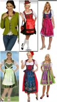 Damen Dirndl Herren Karneval Kostüme Hemden 58/60  Oktoberfest Nordrhein-Westfalen - Wilnsdorf Vorschau