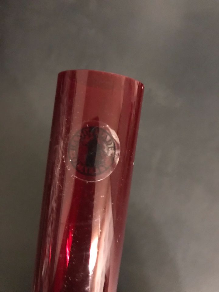 Ikea Glas Vase rot in Rhumspringe