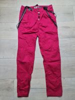 Pinke Hose Jeans Baggy mit Hosenträgern XS S verschiedene Knöpfe Bochum - Bochum-Wattenscheid Vorschau