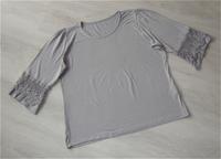 Heine - Damen Stretch Shirt Häkelshirt 3/4-arm grau Gr 46 / XXXL Niedersachsen - Oyten Vorschau