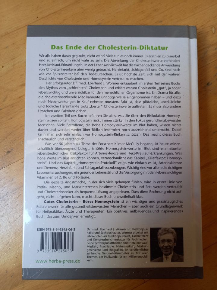 GUTES CHOLESTERIN - BÖSES HOMOCYSTEIN BUCH NEU in Bruchsal