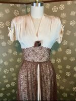 Vintage 40er Jahre Kleid XS Baden-Württemberg - Waldshut-Tiengen Vorschau