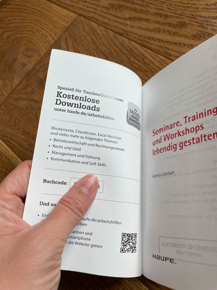 Liebhart Seminare, Trainings Workshops lebendig gestalten Buch in Hannover