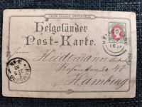 Helgoländer Postkarte von 1888 Hessen - Maintal Vorschau