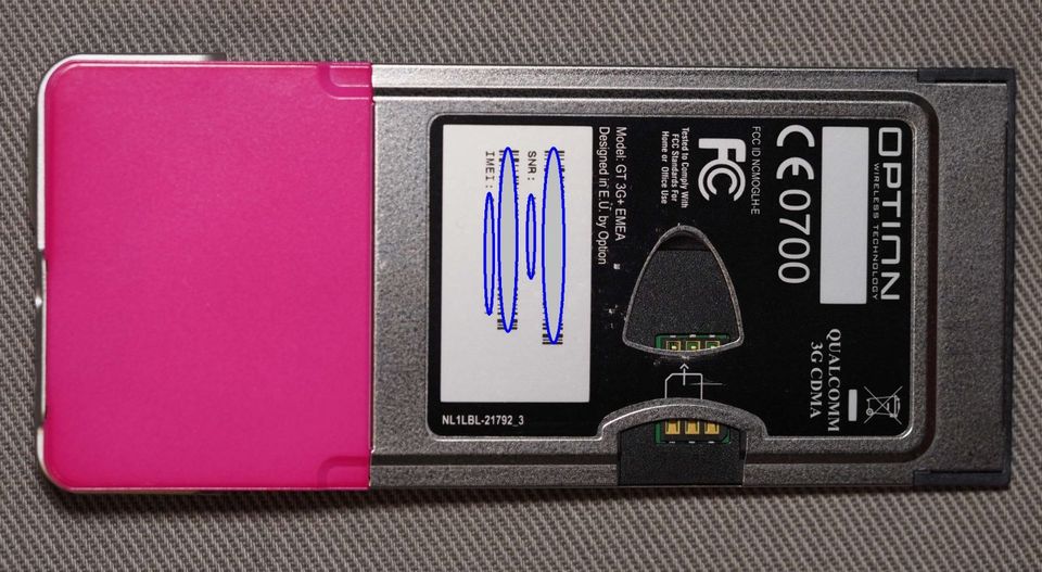 T-Mobile PCMCIA UMTS HSDPA GT 3G+ DSL-Card in Burgthann 