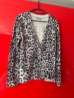 Strickjacke Jäckchen Oberteil Leopard Print Gr M schwarz grau Baden-Württemberg - Rottweil Vorschau
