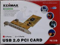 Edimax 4 Ports USB 2.0 PCI Card Hessen - Gießen Vorschau