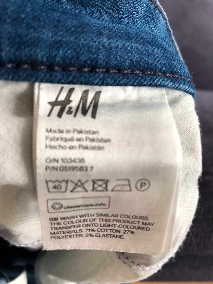 Stretch- Jeans, H&M Gr. 32/32 (42-44) skinny regular waist, neu! in Mannheim