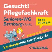 Pflegefachkraft (m/w/d) in Bernburg Sachsen-Anhalt - Bernburg (Saale) Vorschau