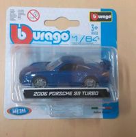 Bburago Porsche 911 Turbo blau 1:64, Spielzeugauto aus Sammlung Baden-Württemberg - Langenenslingen Vorschau