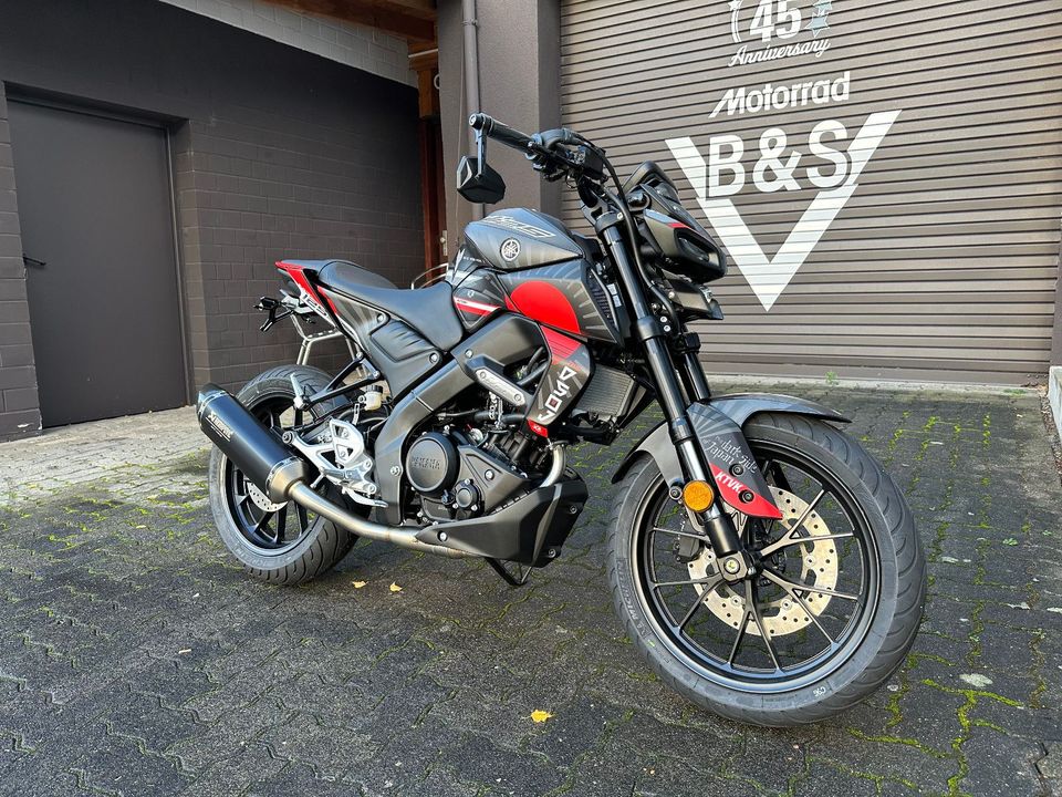 Yamaha MT-125 MT 125 Dark Side Akrapovic Zub. 2500.-€ in Hanau