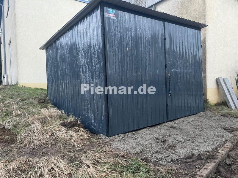 Blechgarage Schuppe 3x4m Lager Geräthaus Fertiggarage | 20742! in Schwäbisch Hall