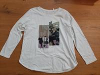 Shirt Longsleeve Langarmshirt S. Oliver Gr. 42 weiß bedruckt Bayern - Elsenfeld Vorschau