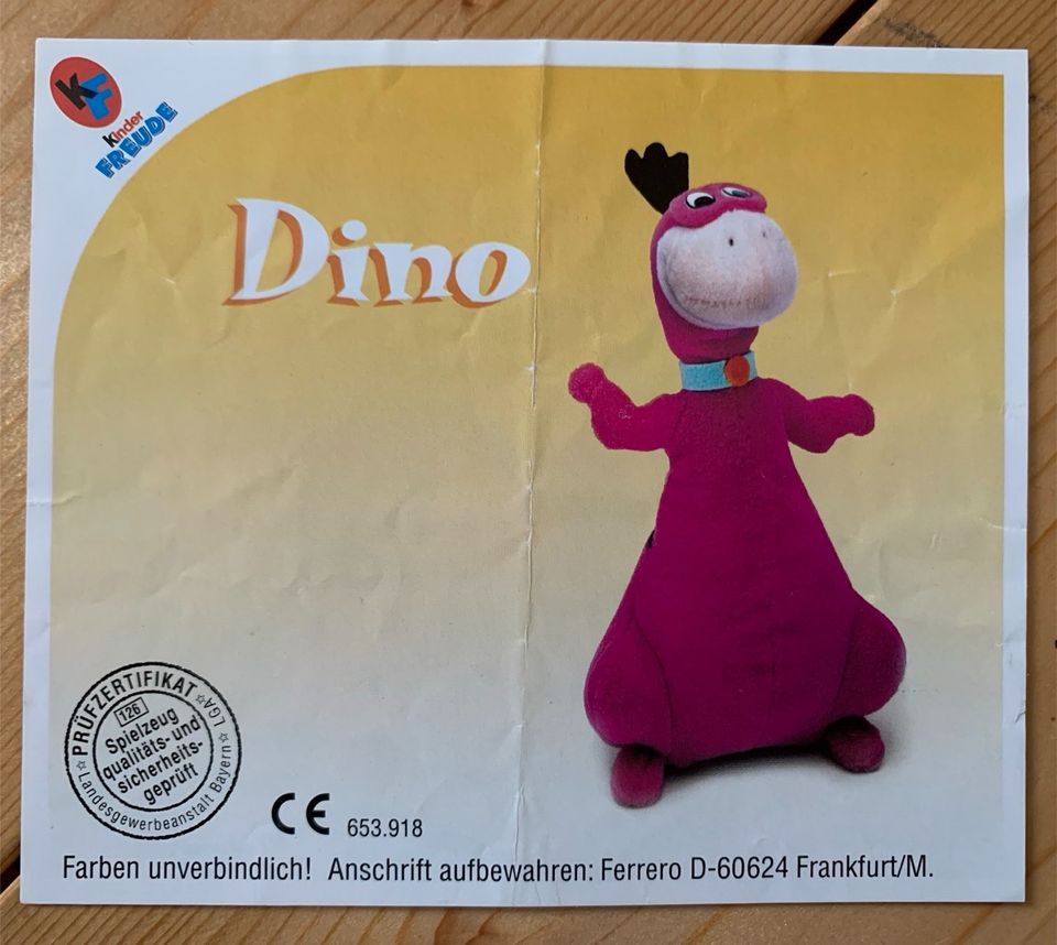 OVP Spiel und Spaß mit Familie Feuerstein“ Dino aus Maxi Üei in Riede