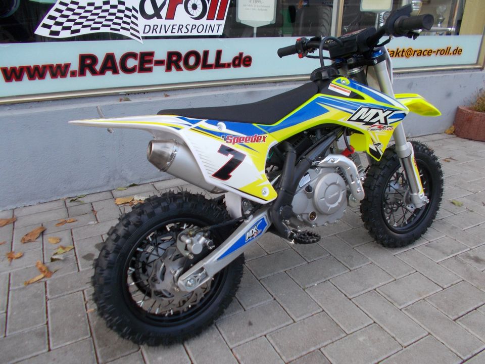 Kindermotorrad Cross Kindercross MX 50 4T Mini Dirtbike Speedex in Euskirchen