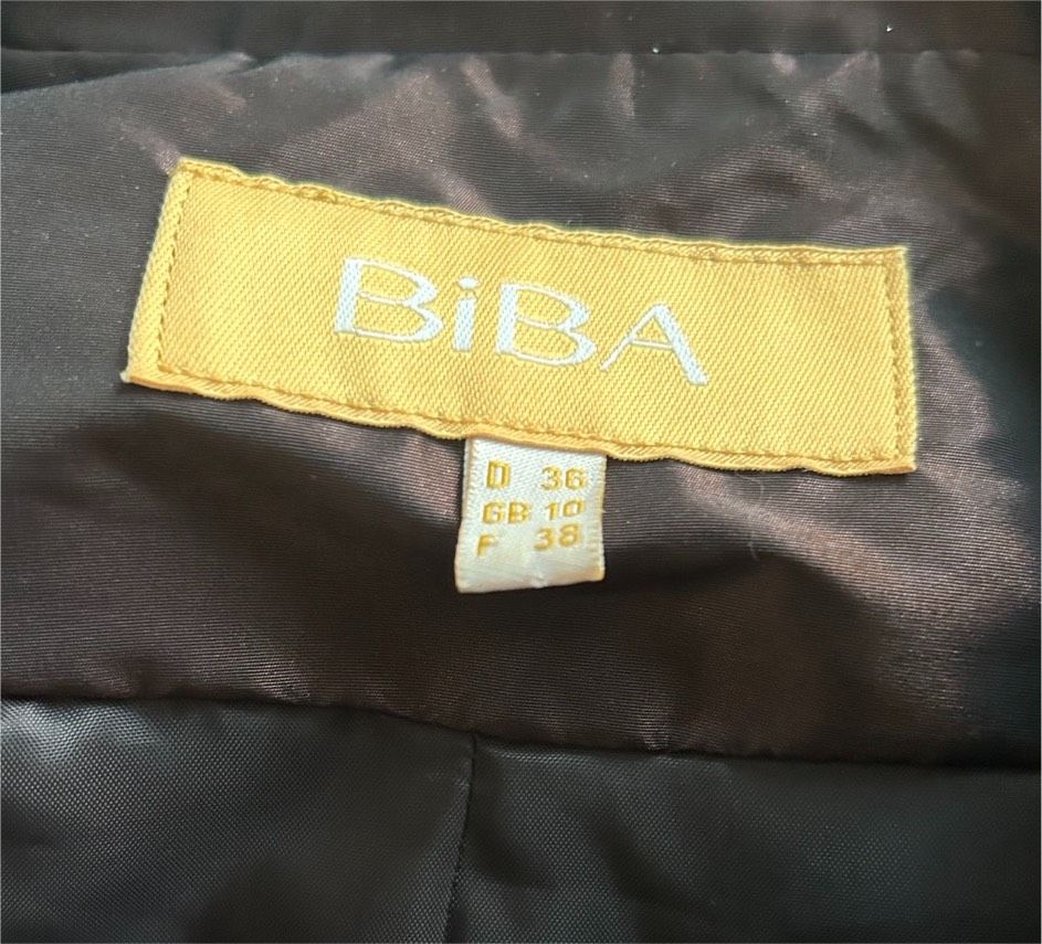 DAMEN / Biba Blazer Jacket schwarz weinrot rot 36 Pailletten in Köln