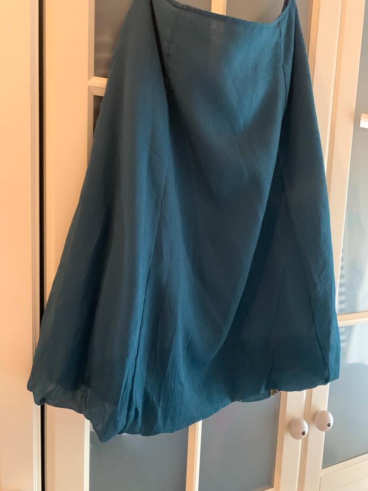 Kleid Petrol, 3 Teiler, goldene Ornamente , Hochzeit , Abendkleid in Göppingen
