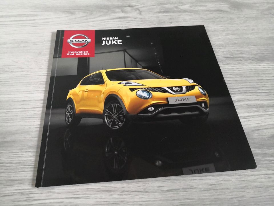 Nissan Juke Prospekt Katalog 1,2 1,6 + Preise + Zubehör in  Nordrhein-Westfalen - Euskirchen