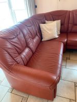 Ledersofa Couch Ecksofa terracotta Bayern - Rimpar Vorschau