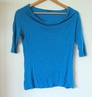 NEUWERTIGES blaues kurzärml. Shirt im Stricklook Mexx Gr. S Kr. München - Neubiberg Vorschau