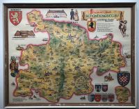 Böhmen, Historische Karte Bayern - Bischberg Vorschau