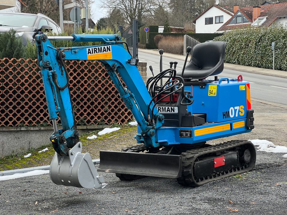 Airman HM 07 Minibagger Microbagger in Reinheim