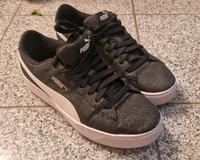 Puma Vikky Sneaker in Schwarz-Glitzer in Größe 39 Frankfurt am Main - Nordend Vorschau
