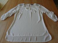 Yessica - Bluse mit Perlen, Blusentop, Größe 38, weiß Schleswig-Holstein - Hemdingen Vorschau