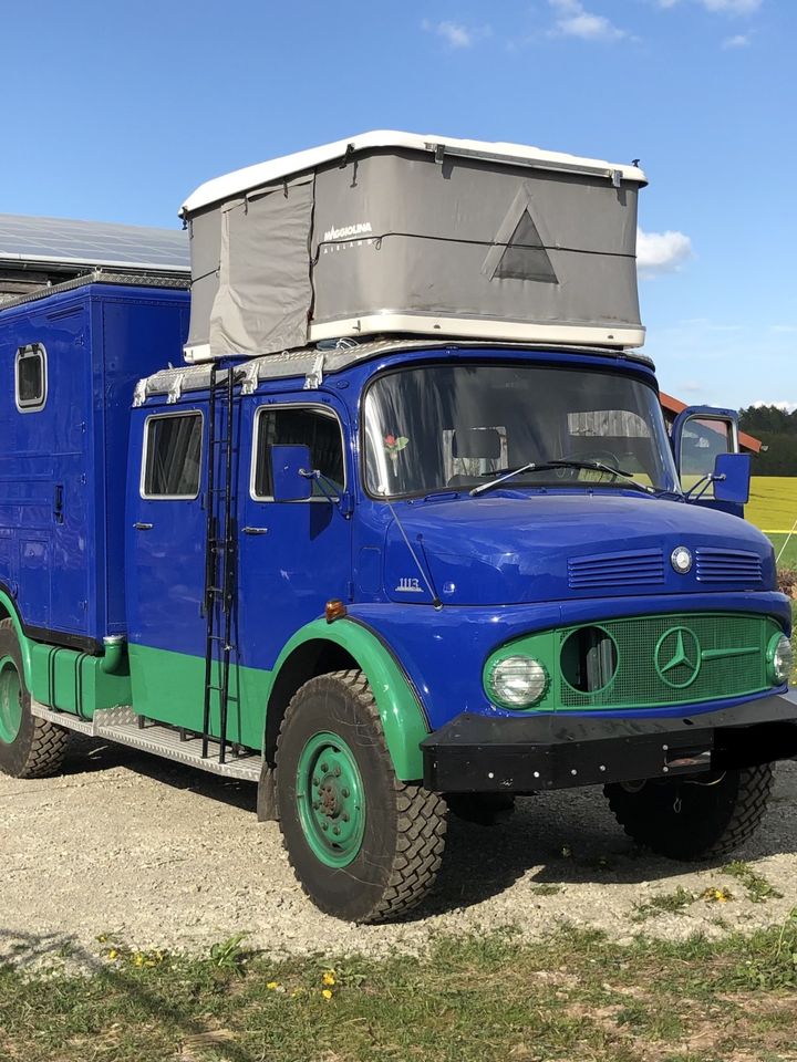 Mercedes Expeditionsfahrzeug / Camper 4x4, Kurzhauber LAF 1113 in Göttingen