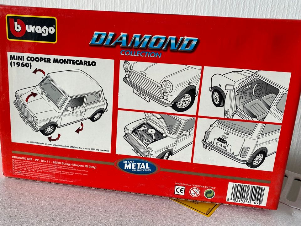 Bburago Mini Cooper 1960 1:16 Diamond Collection Cod. 34109 in Essen