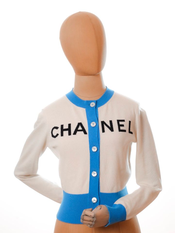 CHANEL CARDIGAN CHA NEL Pullover Gr. 36 KARL LAGERELD RATENKAUF in Grünwald