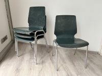 Vintage Stühle Holz Stapelbar Chrom Chair grün Berlin - Charlottenburg Vorschau