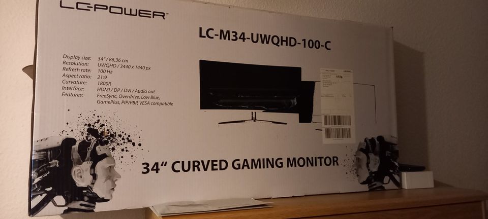 LC-M34-UWQHD-100-C - 34"-UltraWide-Curved-PC-Monitor in Rostock