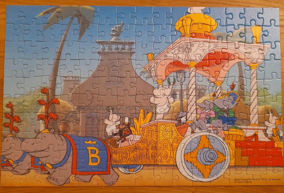 Puzzle 150 Teile Großer Festzug Babar Elefanten in Schwerin