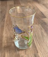 Nagel Design Becher Tiffany Glas 7,5x13,5cm Bunt Gold Blume Vase Niedersachsen - Winsen (Luhe) Vorschau