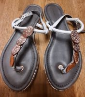 Flip-Flop mit Riemen Salamander Bronze Gr. 37 Sachsen - Dürrröhrsdorf-Dittersbach Vorschau