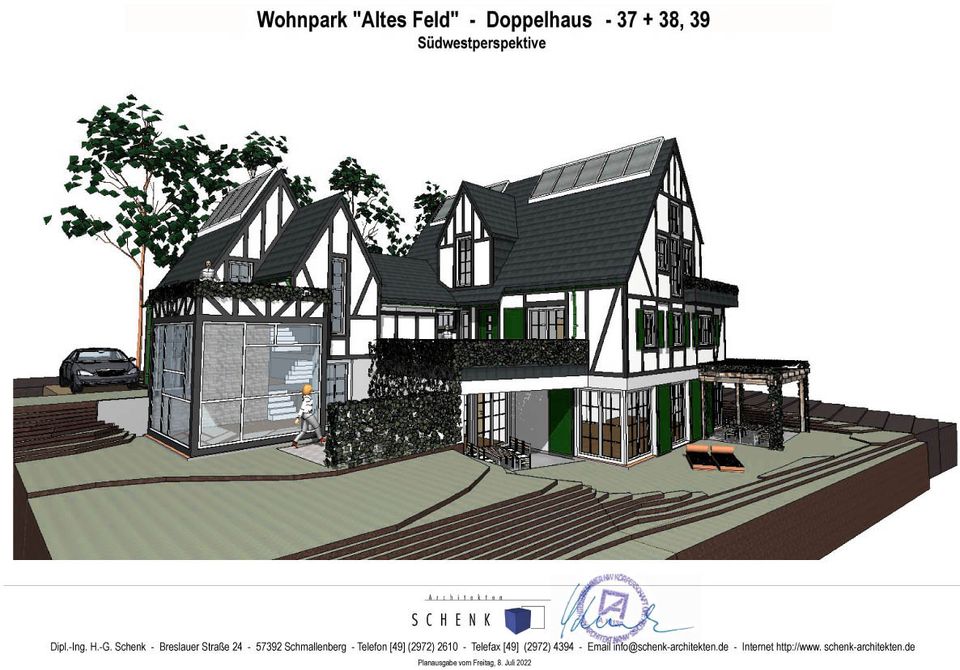 Baugrundstück für Wohnhaus mit Einliegerwohnung einschl. Baugenehmigung in Schmallenberg