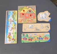 Holz Puzzles Kleinkind fünf Stück Spielzeug Bayern - Burgkunstadt Vorschau