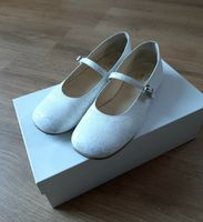 UHC Kommunion Mädchen Schuhe Ballerinas weiß Creme Gr.34 festlich Duisburg - Neumühl Vorschau