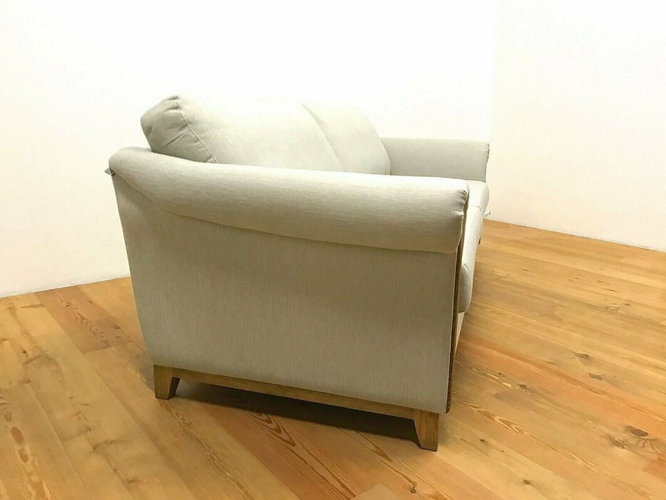 Hjort Knudsen Sofa Dreisitzer Stoffbezug Hell Grau Danish Design in Köln