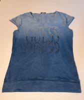 Guess Oberteil / Top / Größe XXL / Blau inkl. Strasssteine Hessen - Weiterstadt Vorschau