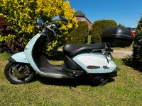 Aprilia Mojito Custom blau Retro 45 km/h Niedersachsen - Marschacht Vorschau