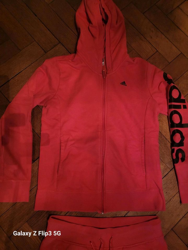 Adidas Sweatjacke Pink Gr. M in Eschershausen