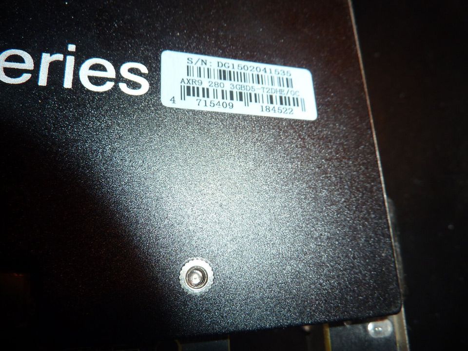 AMD Power Color Radeon R9 280 3GB Fan Grafikkarte DVI HDMI Lüfter in Mylau