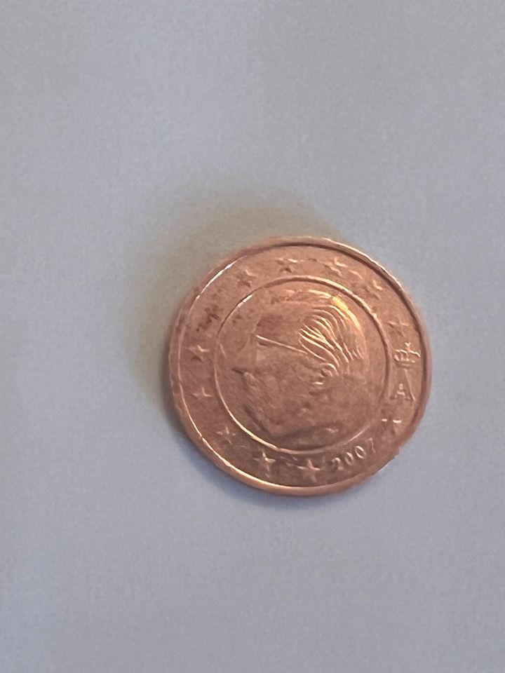 2 Cent Münze Selten Belgien König Albert II in Hanau