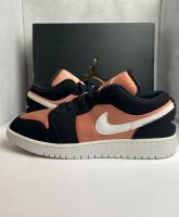 ✅Nike Jordan 1 Low Black White Rose Gold Weiß/Rose Gold 38 / 5,5Y Sachsen - Treuen Vorschau