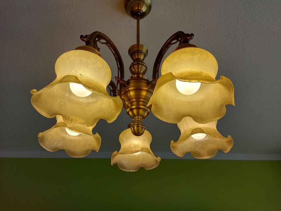 Vintage Wohnzimmerlampe Deckenlampe in Haag in Oberbayern