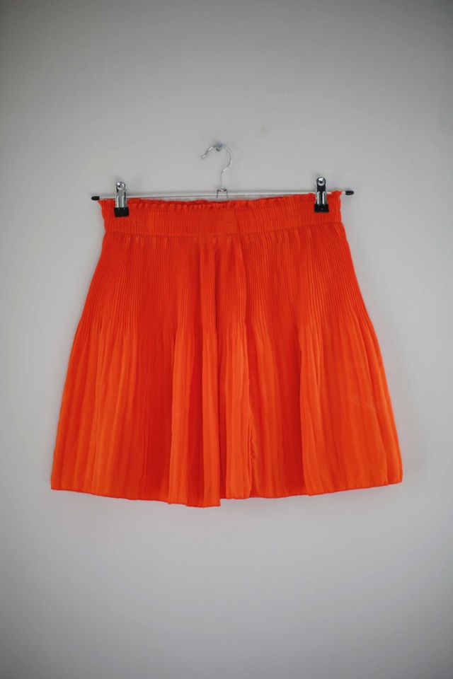 H&M Rock Faltenrock Orange Rot Minirock Mini 38 M Falten in Hamburg